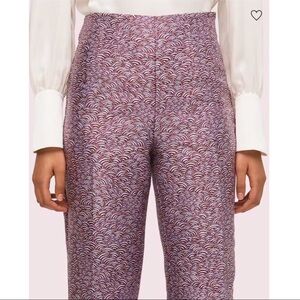 kate spade party bubbles jacquard geometric pants